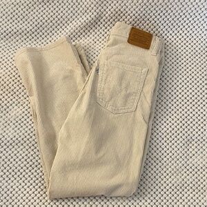 Levi's Light Tan Corduroy Pants